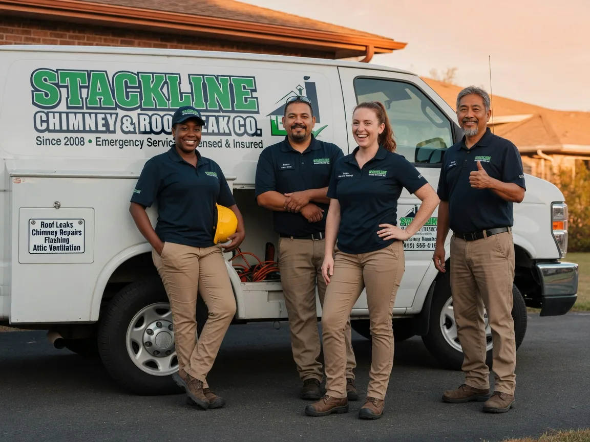 Chimney flashing repair company in Neola, IA